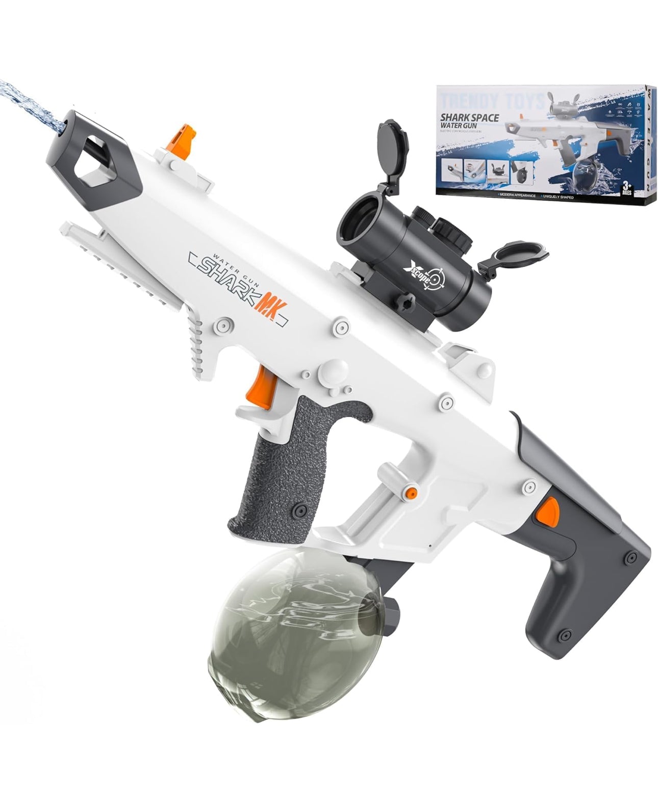 Isabrandz™ Automatic Electric Water Gun with Muzzle Flash
